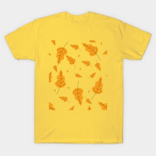 Leaves Seamless Pattern. Abstract Leaves Texture T-Shirt